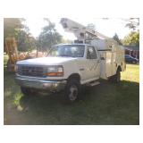 1997 FORD F-SUPER DUTY BUCKET TRUCK W/