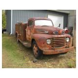 1948 TO 50 FORD / FORSTNER FIRE TRUCK W/
