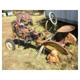 VINTAGE TRACTOR CHASIS NO TITLE PARTS ONLY