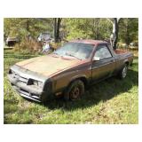 1984 DODGE RAMPAGE HAVE TITLE