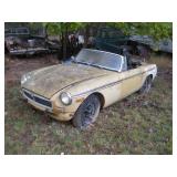 1974 MGB LEYLAND CONVERTIBLE NO TITLE PARTS ONLY
