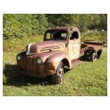 1940 FORD FLATBED TRUCK NO TITLE PARTS ONLY