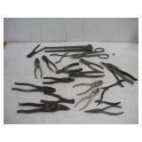 ASSORTED PLIERS AND CUTTERS