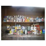 AUTOBODY PRODUCTS CONTENTS OF SHELF