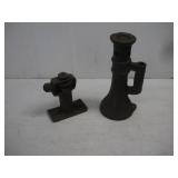 2 VINTAGE SCREW JACKS