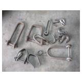 ASSORTED HOOKS AND CLEVICES