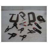 ASSORTED CLAMPS