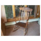 WOODEN ROCKING CHAIR
