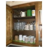 CUPS CONTENTS OF CABINET