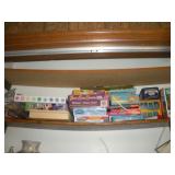 BOARD GAMES CONTENTS OF SHELF