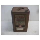 VINTAGE ATLANTIC PARAFFINE BASE MOTOR OIL 5 GAL