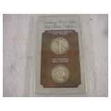 1945 SILVER WALKING LIBERTY HALF DOLLAR AND