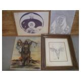 NATIVE AMERICAN FRAMED PRINTS