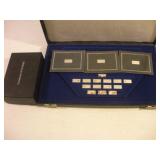 FRANKLIN MINT STERLING SILVER .925 GEMSTONES OF--