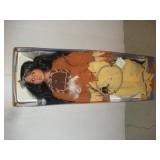 3FT TALL NATIVE AMERICAN PORCELIN DOLL