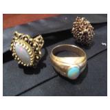 3-14 KT GOLD  RINGS