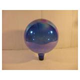 VINTAGE GLASS GAZING BALL 10IN