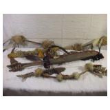 NATIVE AMERICAN BOWS ARROWS AND HATCHET