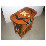 TRIBAL END TABLE 19X11X21