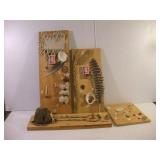 NATIVE AMERICAN FOLK ART COLLAGES