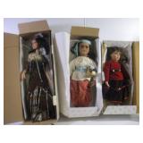 NATIVE AMERICAN PORCELIN DOLLS