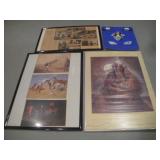 NATIVE AMERICAN PRINTS LARGEST 36X24