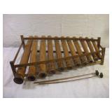 BAMBOO XYLOPHONE WITH MALLETS