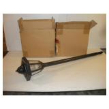 FOUR 3 FT SOLAR POWERED LED LIGHTS