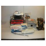 NEW BITE SIZE DONUT MAKER - ELECTRIC KNIFE - AND