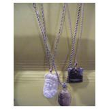 NATIVE AMERICAN BONE CARVE JASPER PENDANT