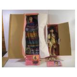 NATIVE AMERICAN PORCELIN DOLLS