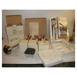 8 LED SOLAR LIGHTS AND 7 SOLAR LIGHTS W/