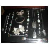 12 PCS TURQUOISE JEWELRY