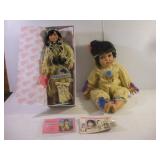 NATIVE AMERICAN PORCELIN DOLLS