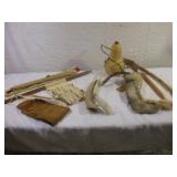 ASSORTED NATIVE AMERICAN TOOLS