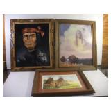 NATIVE AMERICAN FRAMED ARTWORK