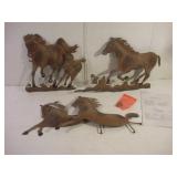 NEW METAL HORSE WALL Dï¿½COR  LARGEST 16X9