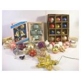 VINTAGE CHRISTMAS BULBS AND STAR