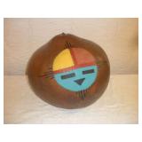 LARGE NATIVE AMERICAN GOURD 16X13