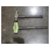 (2) 20LB SLEDGEHAMMERS W/ UNBREAKABLE HANDLES
