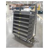 HEAVY DUTY PARTS ORGANIZER ON WHEELS