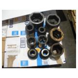 (10) 1 1/2 IN DRIVE SOCKETS LARGEST 3 1/2