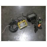 2 HALOGEN WORK LIGHTS