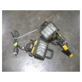 2 HALOGEN WORK LIGHTS