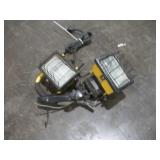 2 HALOGEN WORK LIGHTS