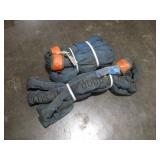(2) 8FT NYLON SLINGS 11000 LB CAP