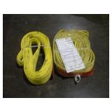 (2) 10FT NYLON SLINGS 16300LB CAP