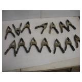 14 SPRING ASSISTED CLAMPS