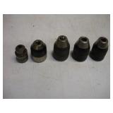 NEW AND USED DRILL CHUCKS 3/8 AND 1/2IN