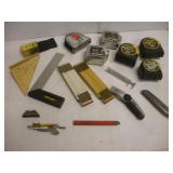 TAPE MEASURES AND SQUARES